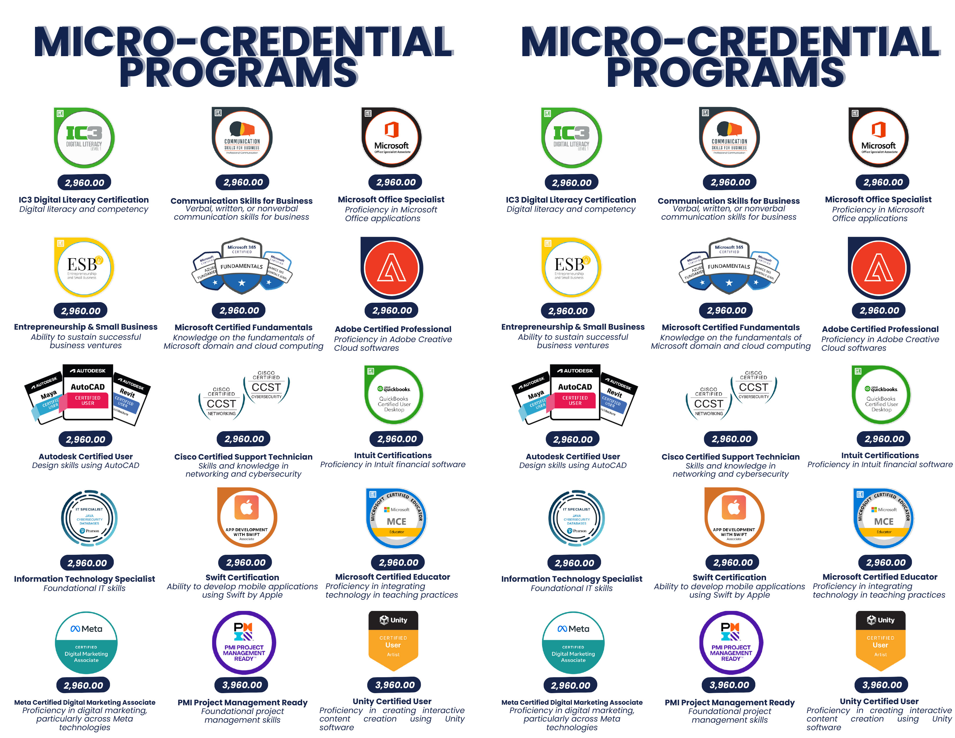 Letran Calamba Micro Credentials, Letran Calamba Inquiry